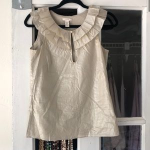 J. CREW Glitzy ⚡️✨Cotton top💥💥